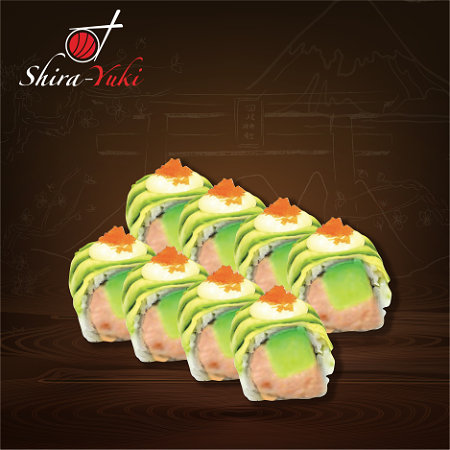 Dragon roll tonijnsalade & komkommer 