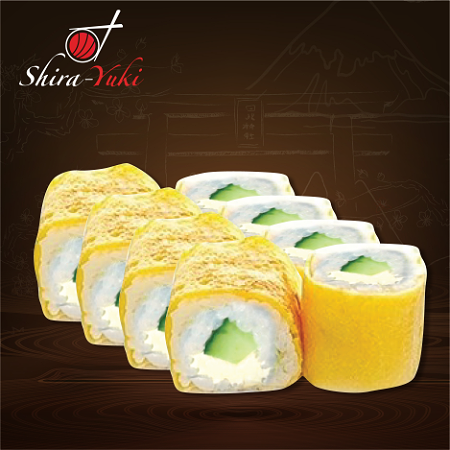 Eggroll Avocado & komkommer of Roomkaas 