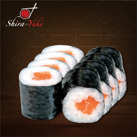 Maki krokante zalm
