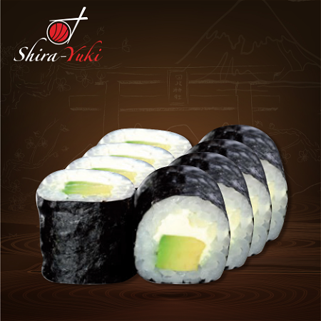 Maki Roomkaas & komkommer of avocado