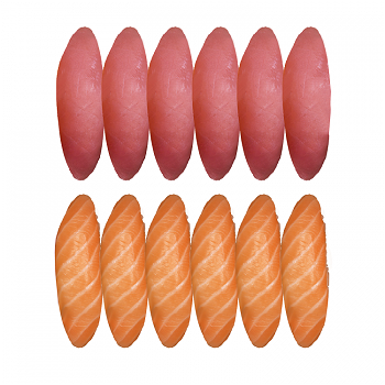 Mix sushi zalm & sushi tonijn (10stuks)