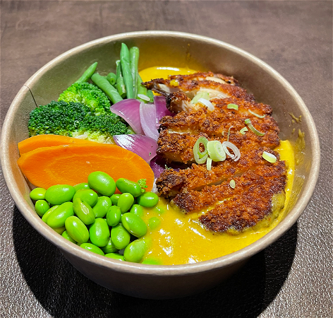 Rijst bowls Chicken curry