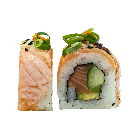 Flamed Salmon roll