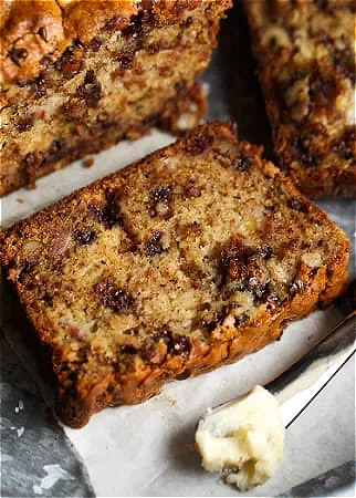 Peanutbutter Choco Bananbread