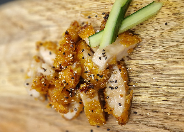 Korean fried chicken spicy honey