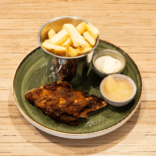 Kindermenu spareribs