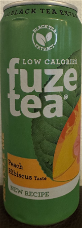 Fuze Tea Peach Hibiscus black tea extract