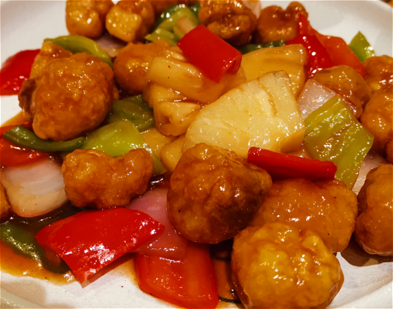 NR98.Kipfilet met ananas