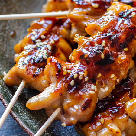 Saté teriyaki