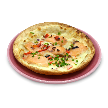 Flammkuchen zalm