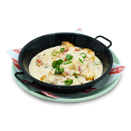 Gamba's in chiliroomsaus