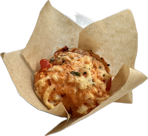 Pizza cup cake