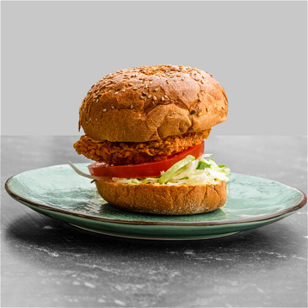 Hot and spicy chicken burger 