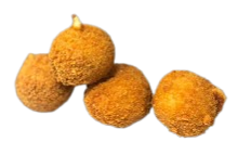 Geitenkaas/spek bitterballen 4st.