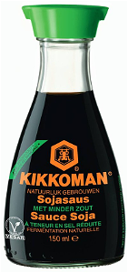 Kikkoman groen 150ml Fles (minder zout)
