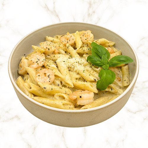 Pasta creamy scampi