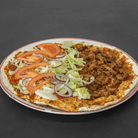 Turkse pizza met shoarma