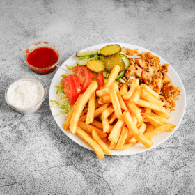 Kip döner schotel groot