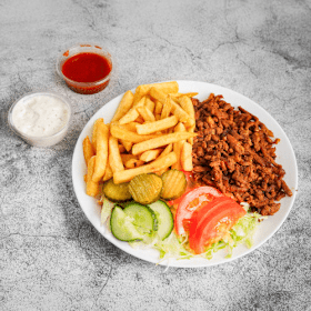 Shoarma schotel groot
