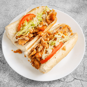 Stokbrood met kipdöner