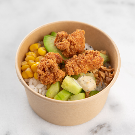 Mini poké bowl kip