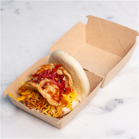 Bao bun fried gyoza