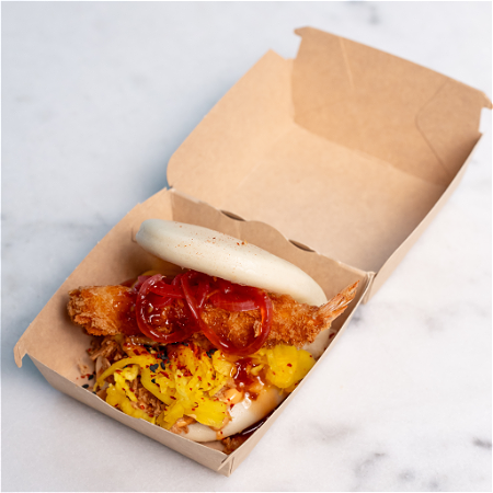 Bao bun tempura garnaal