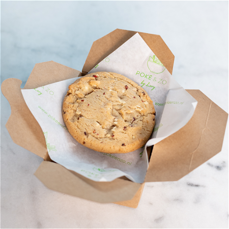 White chocolate raspberry cookie 