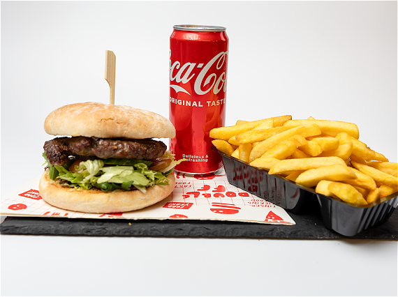 Hamburger speciaal menu