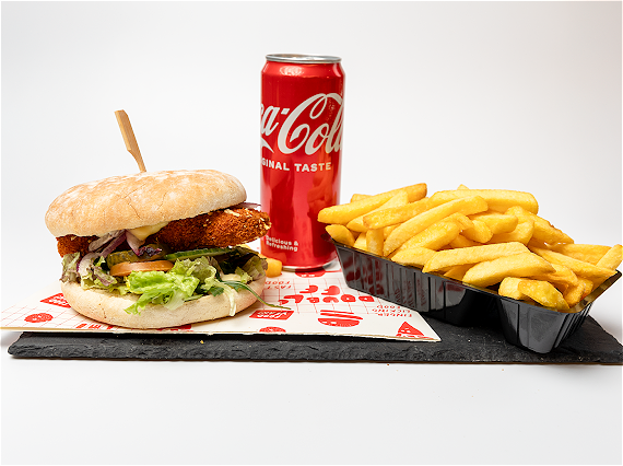 Groenteburger menu