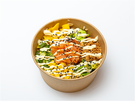Poke bowl Zalm