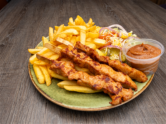 Plate saté