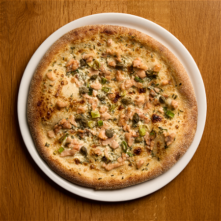  Pizza Bianca Gerookte Zalm