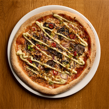 Pizza Asian Beef