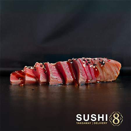 Flamed Tuna Sashimi