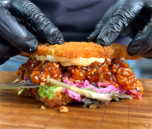 Sandwich Korean BBQ Chicken