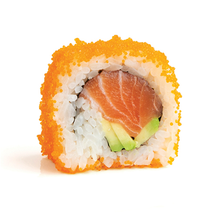 NIEUW: Salmon California uramaki