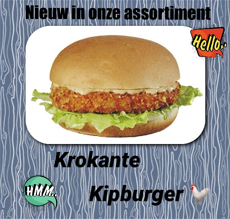 Krokante Kipburger