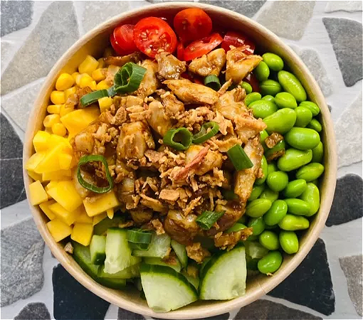 Poké bowl kip