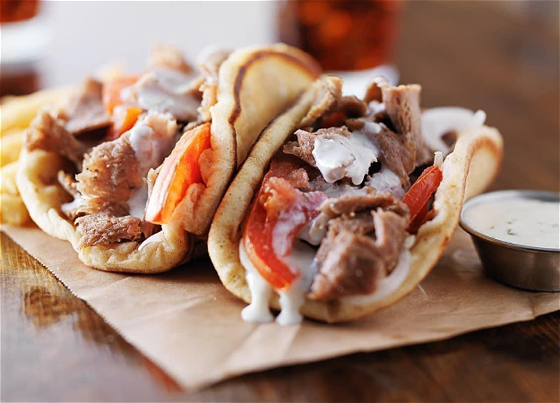 Pita box gyros