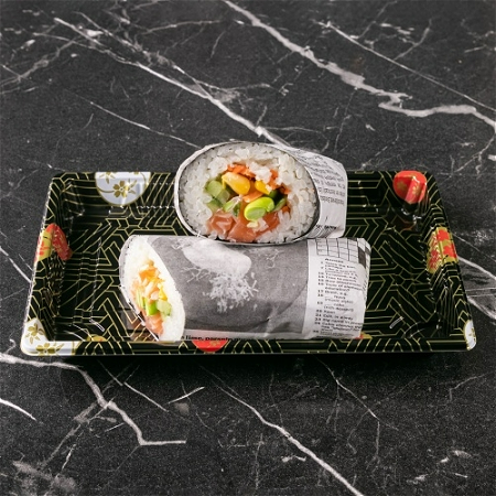 Poké wrap zalm