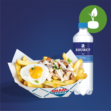 Loaded Bram Veggie Mushroom met drankje