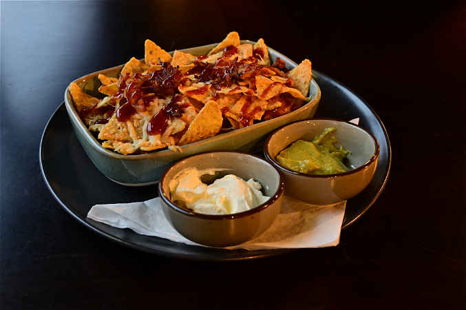 Nacho's met pulled pork