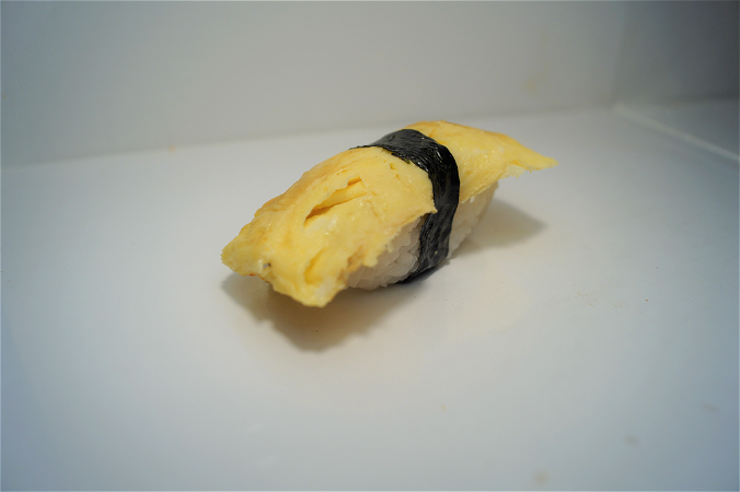 Sweet omelet nigiri
