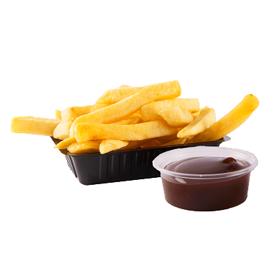 Frites mayonaise en curry