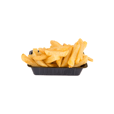 Grote frites mayonaise en curry