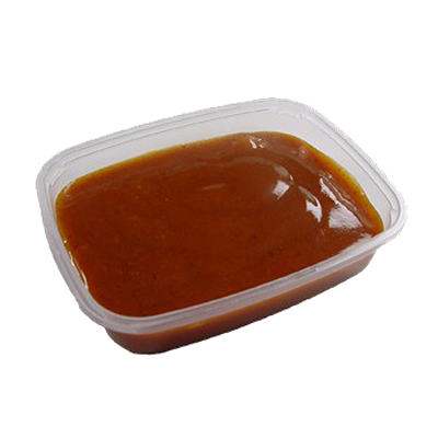 Klein bakje ketchup
