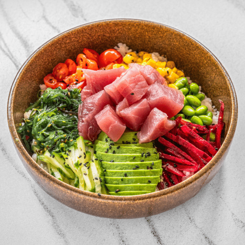 Classic tuna poke bowl