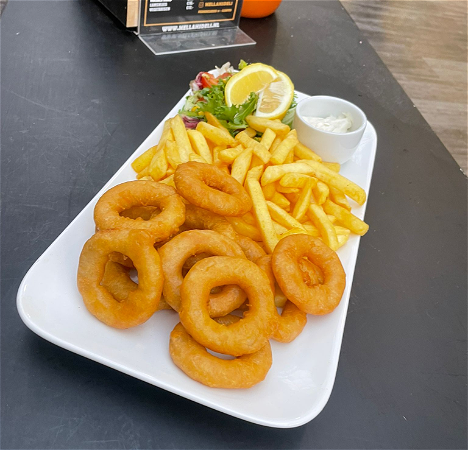 Calamares met Patat Box