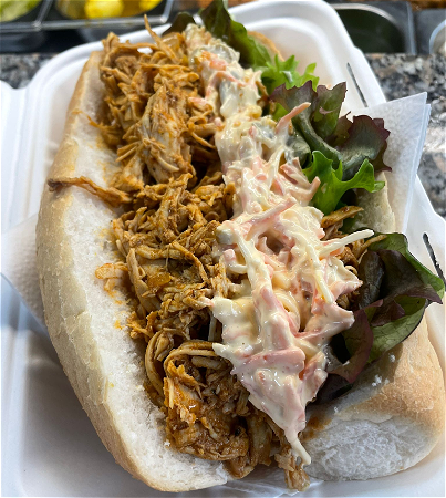 || NIEUW || Broodje pulled chicken